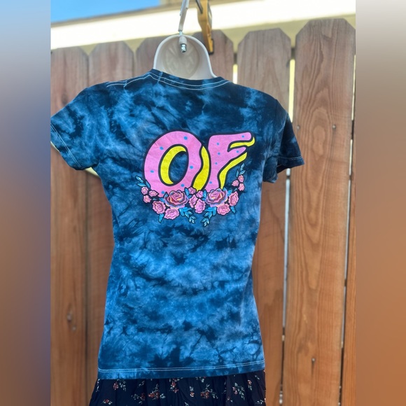 Odd Future Donut Logo Tye Dye Tee Size Small - Picture 4 of 6